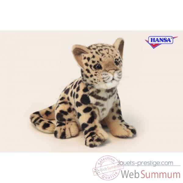 Anima - Peluche bb lopard assis 18 cm -6166