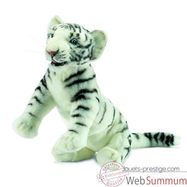 Anima - Peluche tigre blanc \\insolent\\ 38 cm -4761