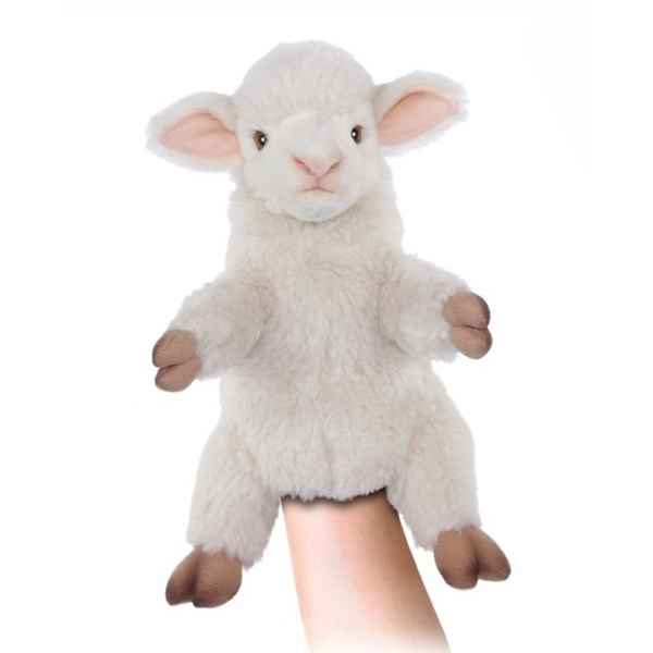 marionnette  main peluche raliste mouton -7340