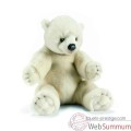 Video Anima - Peluche ours polaire assis 35 cm -1830