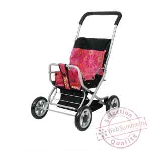 Brio poussette sitty rose sunflowers - Jouet Brio 24890419