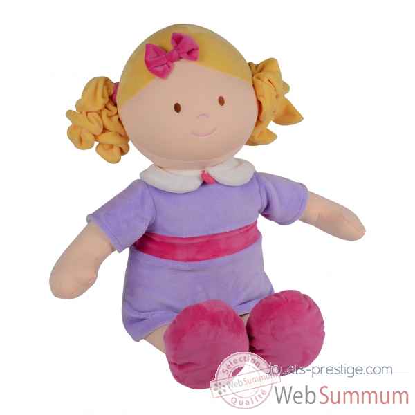 Les demoiselles de doudou - poupee xxl mlle orchidee 80 cm Doudou et Compagnie -DC2780