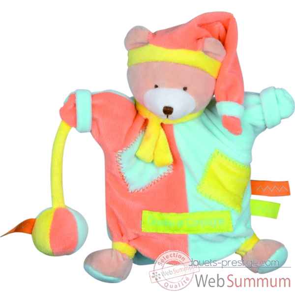 Marionnette zigag - ours Doudou et Compagnie -DC2562