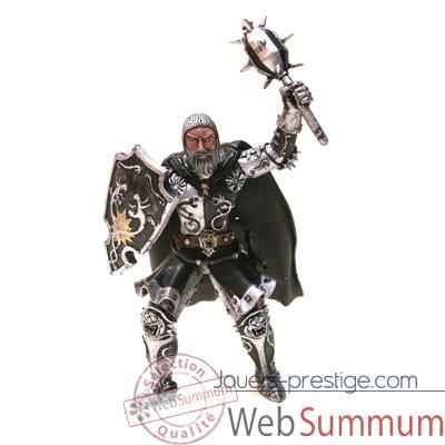 Figurine le chevalier noir et argent-61512