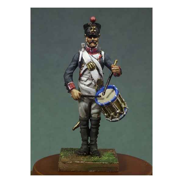 Figurine - Kit a peindre Tambour d\'infanterie de ligne en 1810 . Garde-a-vous ! - NA-006