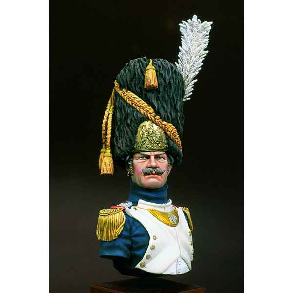 Figurines - Buste  Grenadier de la garde imperiale  major - S9-B15