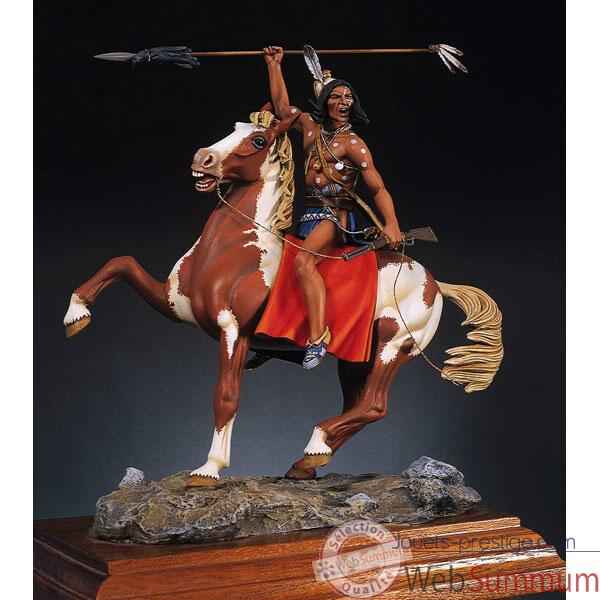 Figurine - Kit a peindre Crazy Horse en 1876 - S8-F3