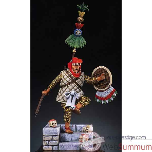 Figurine - Kit a peindre Capitaine azteque en 1521 - S8-F5