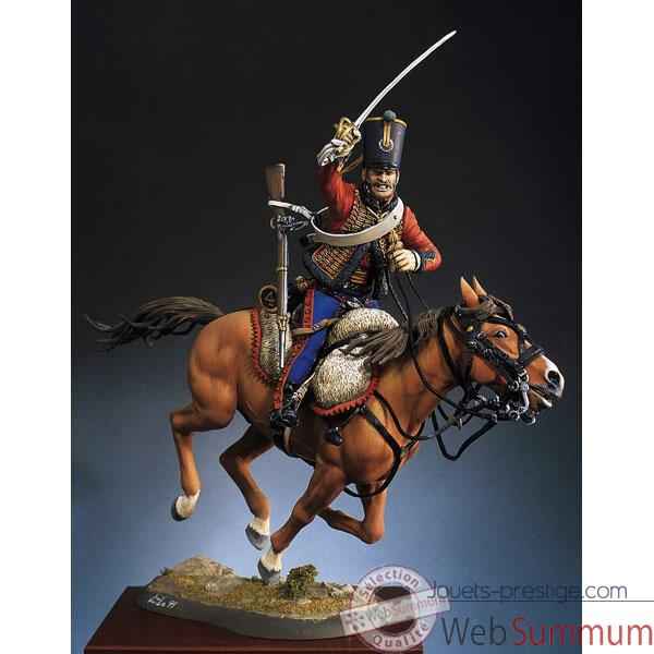 Figurine - Kit a peindre Hussard francais en 1813 - S8-F24