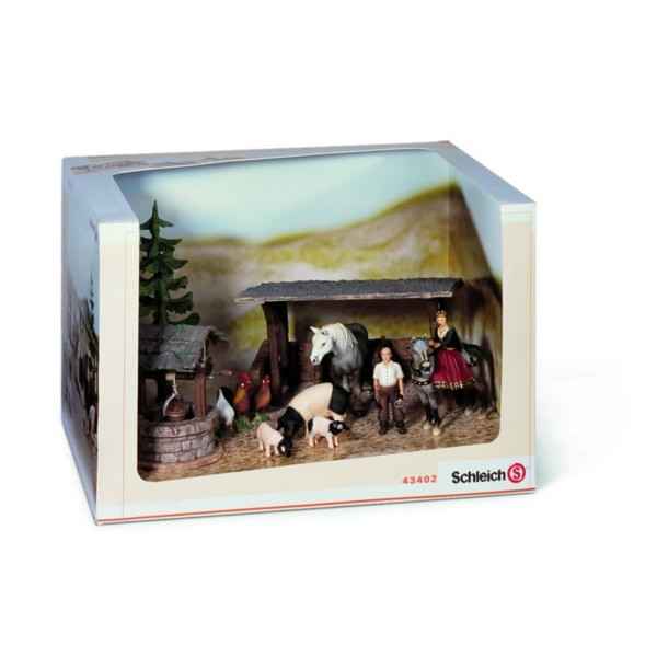 Figurine Schleich Set de jeu - Le Monde des chevaliers -43402