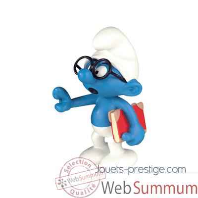 Figurine Schtroumpf a lunettes -00157