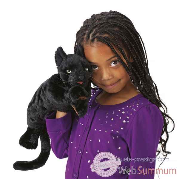chat noir Folkmanis -2987 -2