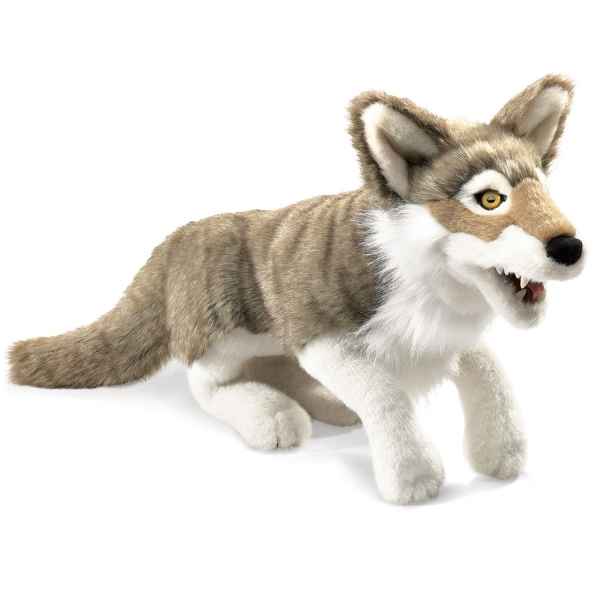 Marionnette peluche loup folkmanis 2898