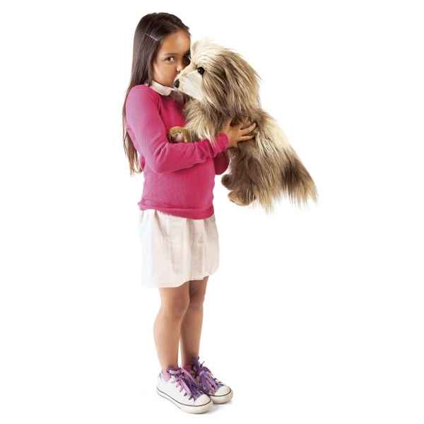 Marionnette a main peluche chien shaggy Folkmanis -3104