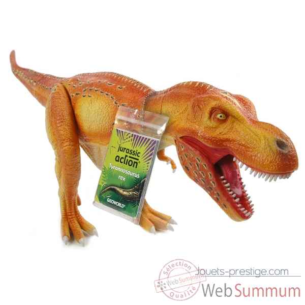 Gw jurassic action  - t-rex - v1 - 60cm Geoworld -CL186K