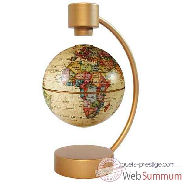 Globe geographique Stellanova non lumineux MAGNETIQUE Flottant Antique - sphere 10 -209437