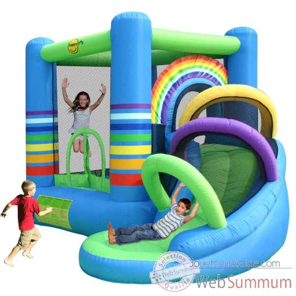 Jeu gonflable rainbow bouncy Happy Hop -9313