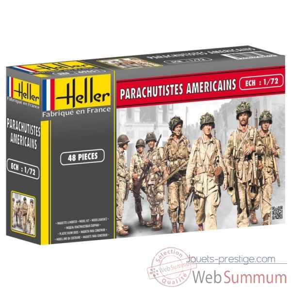 Maquette parachutistes americains heller -49651