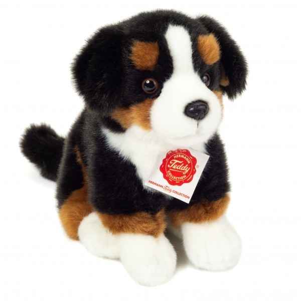 Peluche Bouvier bernois assis 21 cm hermann -91972 8