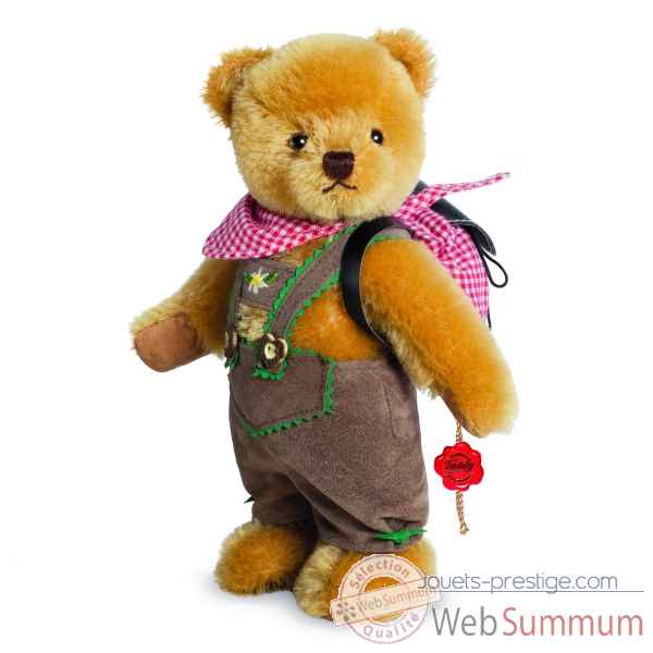 Peluche de collection ours randonneur 22 cm ed. limitee Hermann -17270 3