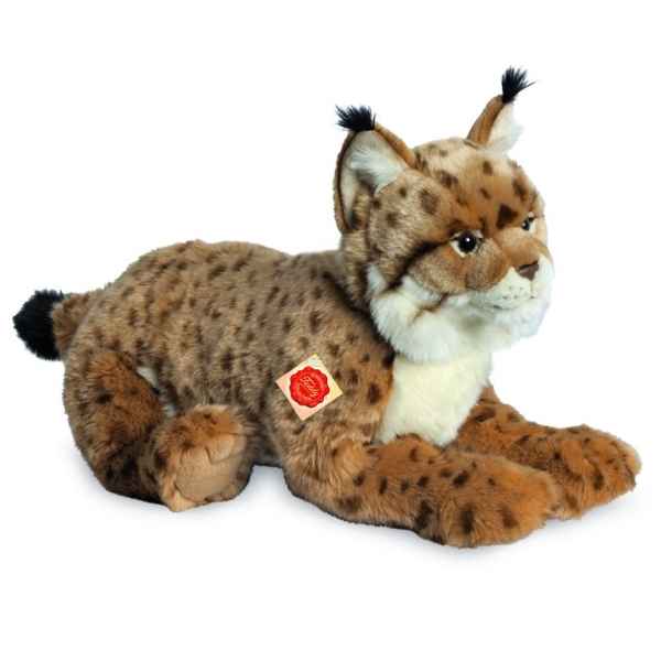 Peluche lynx couche 45 cm Hermann -90467 0