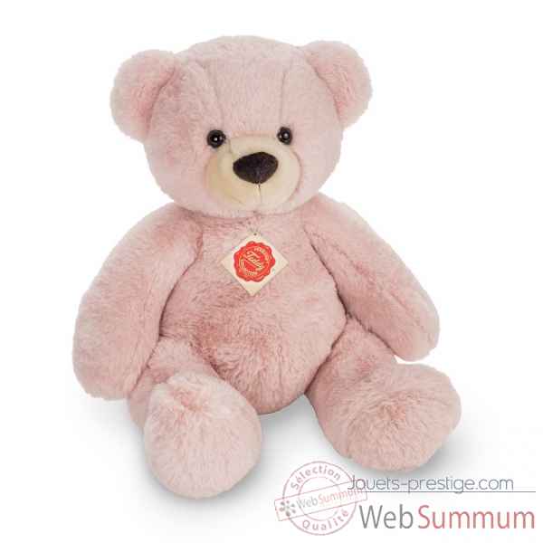 Peluche Nounours ours teddy rose 40 cm hermann teddy collection -91364 1