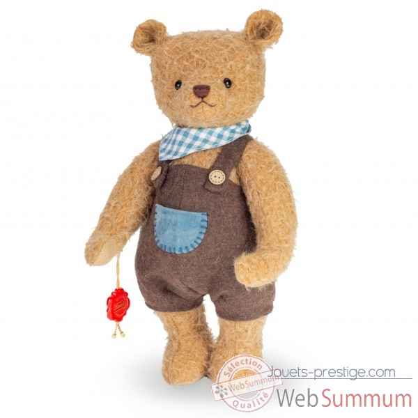 Peluche ourson lorenzo 30 cm collection ed. limitee Hermann -10228 1