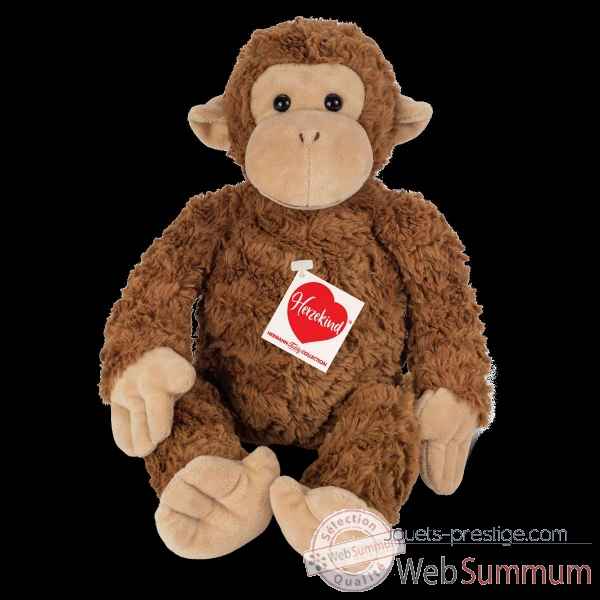 Peluche Singe yoyo 39 cm herzekind -93902 3