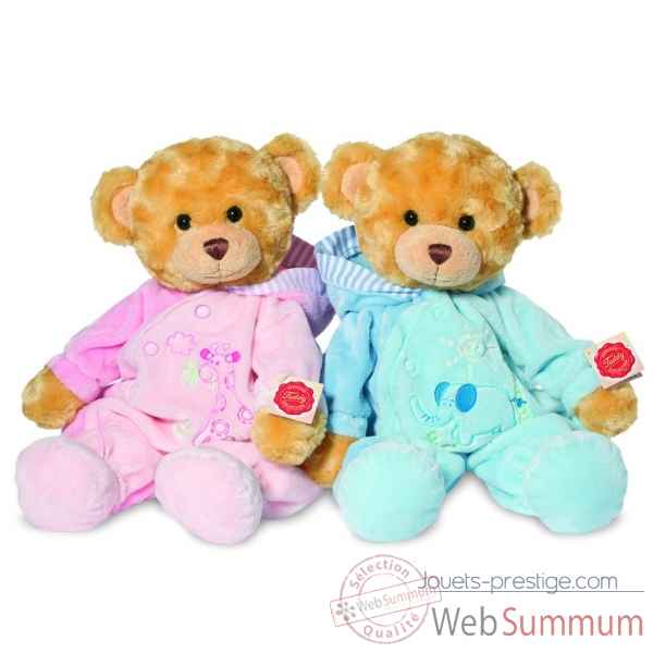 Pyjama bear blue 39 cm hermann -91353 5
