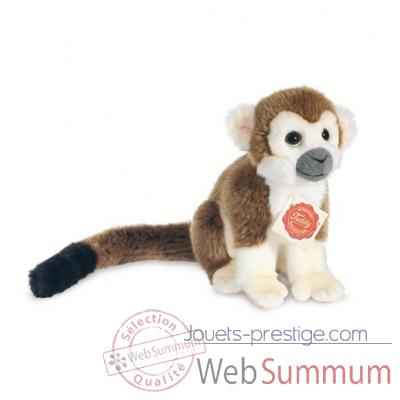 Peluche Hermann Teddy peluche singe brun 17 cm -92916 1