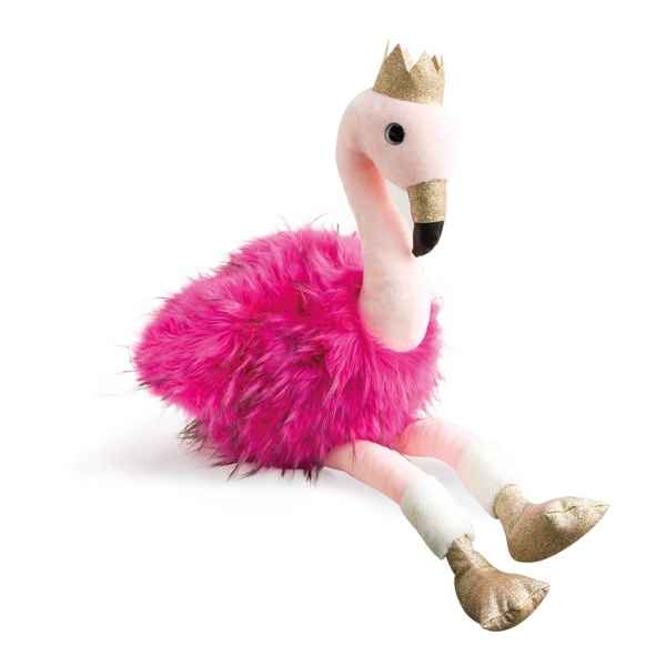 Peluche flamant rose 80 cm histoire d\'ours -2773