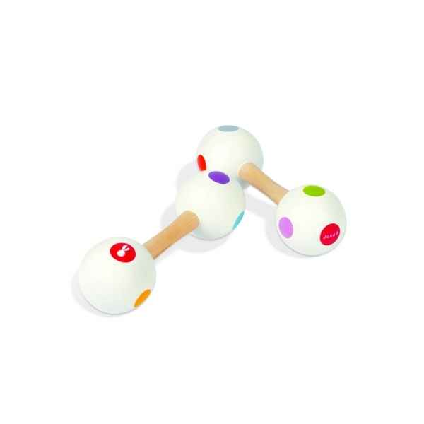 Halteres maracas confetti (vendues par 12) Janod J07610