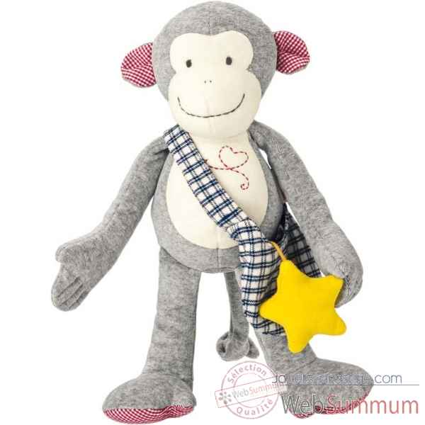 Peluche singe carlo avec bandana Kathe Kruse -78254