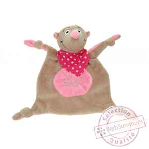 Doudou taupe \"la ferme\" 22 cm Les Petites Marie -RET1DOUTAU