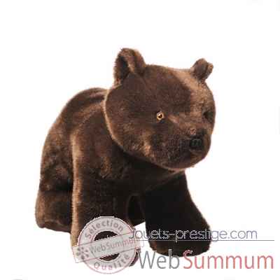 peluche Louis ours debout 80 cm brun les petites maries -FABH4OURLOUB