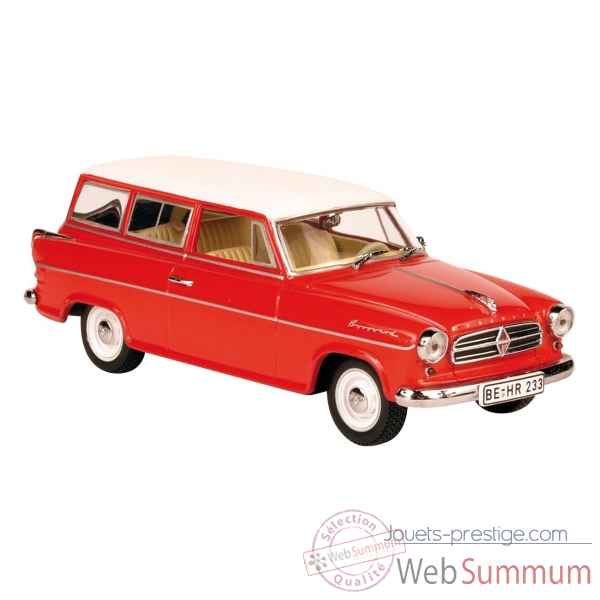 Borgward isabella combi rouge fonc Norev 820010