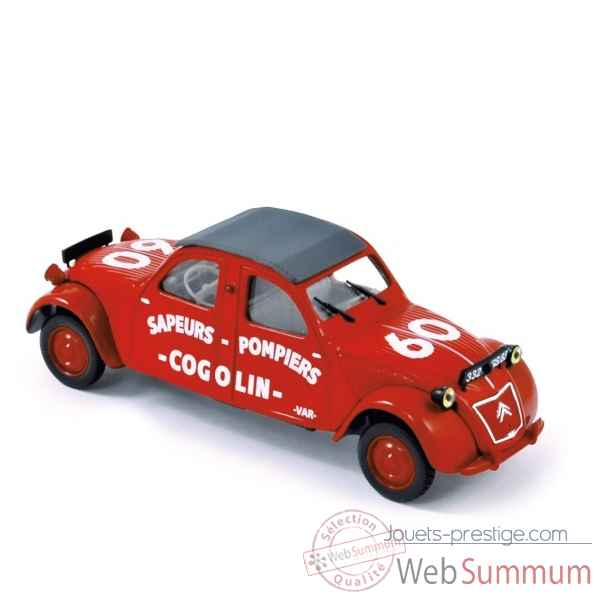 Citroen 2cv cogolin 1961 pompiers Norev 150091