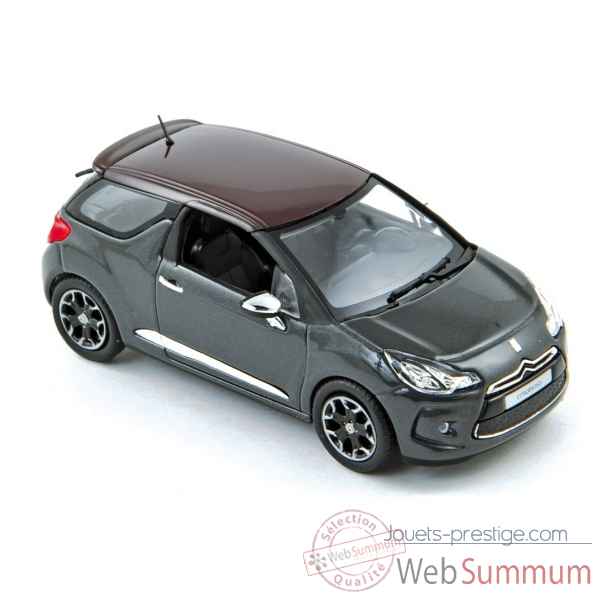 Citroen ds3 2010 grey with red roof  Norev 155282