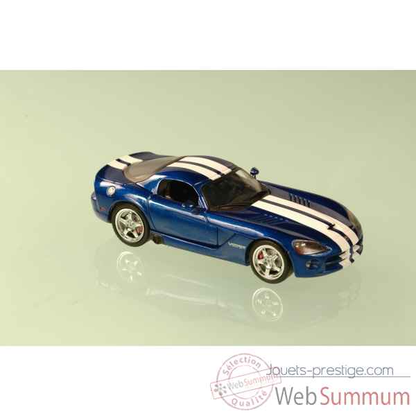 Dodge viper coupe bleue rayee  2006 Norev 950020