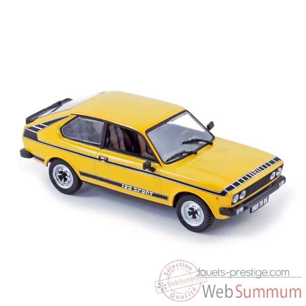 Fiat 128 coup sport 1978 yellow Norev 770072