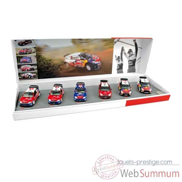 Gift box loeb/elena winner for the 6th consecutive year of wrc in2009 Norev 155430