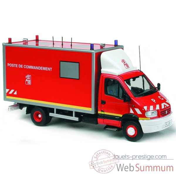Renault mascott pompier poste de commandement Norev 518417