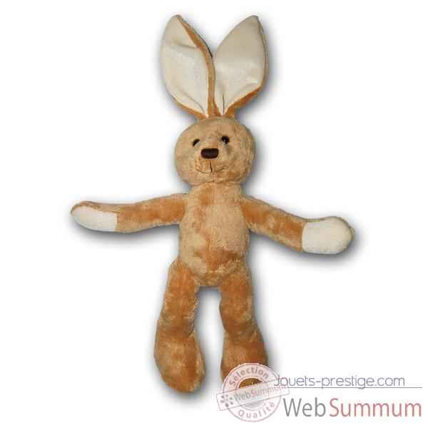 Peluche Lapin Marron Raphael Les Petites Marie 20cm