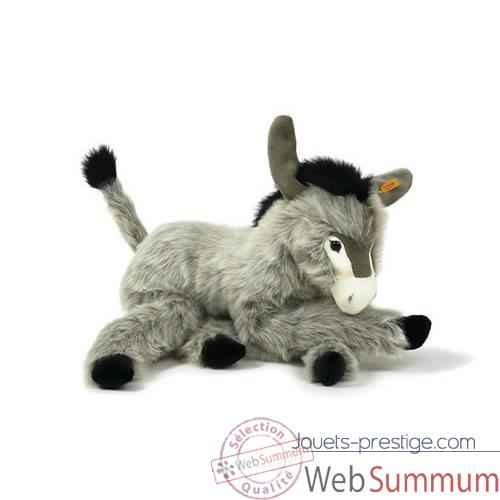 Peluche Steiff Ane Issy couche gris-101571