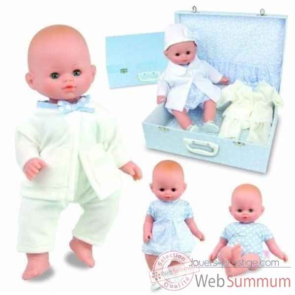 Petit calin 36 cm mon bebe chic en valisette Petitcollin -693621