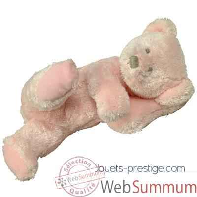 Les Petites Marie-Peluche retro, ours Rosalie couleur rose