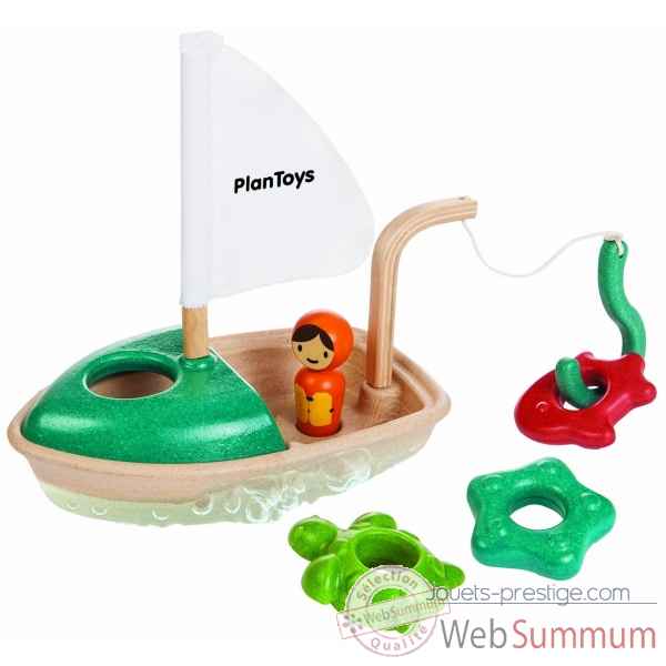 Bateau de peche Plan Toys -5693