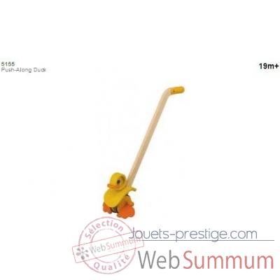 Canard canne jouet en bois plantoys 5155