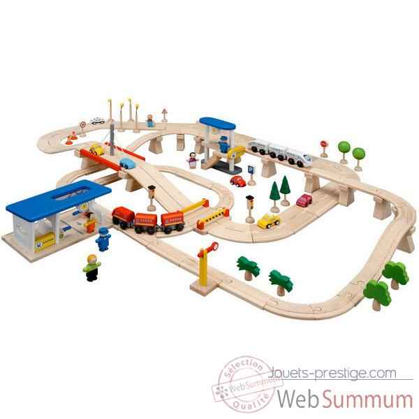 Plan Toys Road And Rail 92