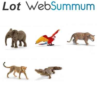 Promotion figurine diverse de la savane Schleich -LWS-107